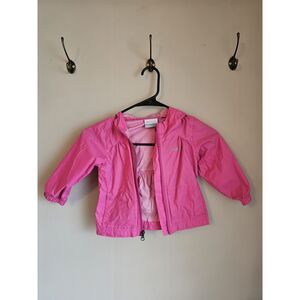Toddler Girls Columbia Rain Jacket 2t Pink Windbreaker Coat